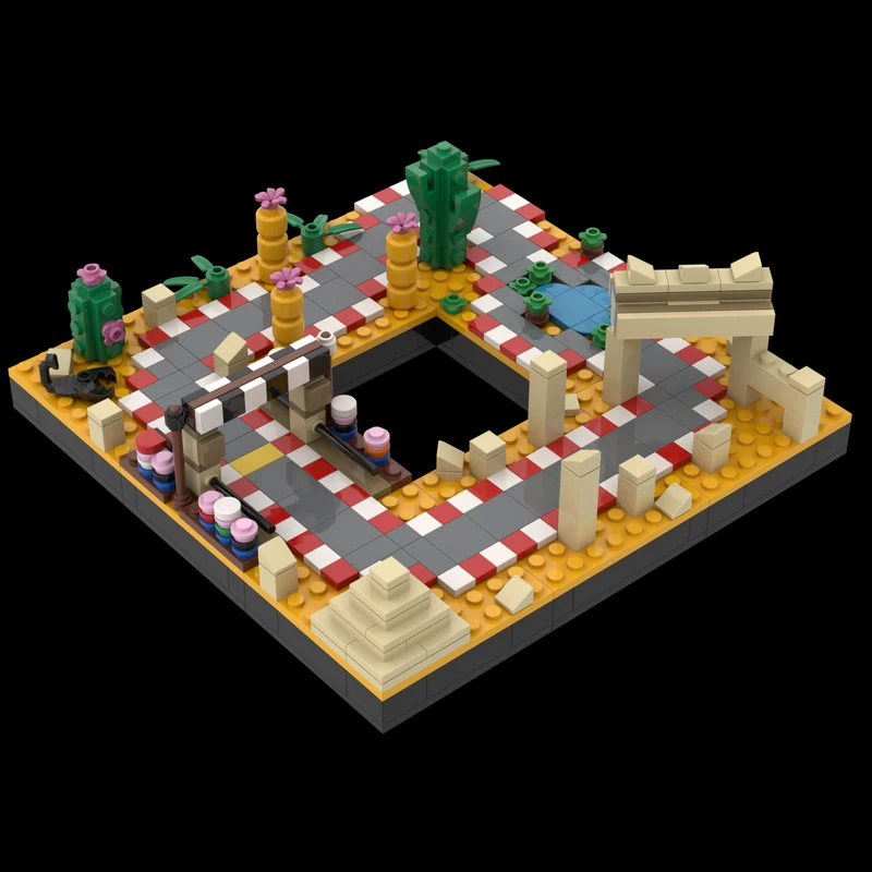 482pcs MOC Kart - Modular Desert Circuit Modular Buildings Building Blocks Christmas Gift Stress-Relief Collector for Adults
482pcs MOC Kart - Modular Desert Circuit Modular Buildings Building Blocks Christmas Gift Stress-Relief Collector for Adults