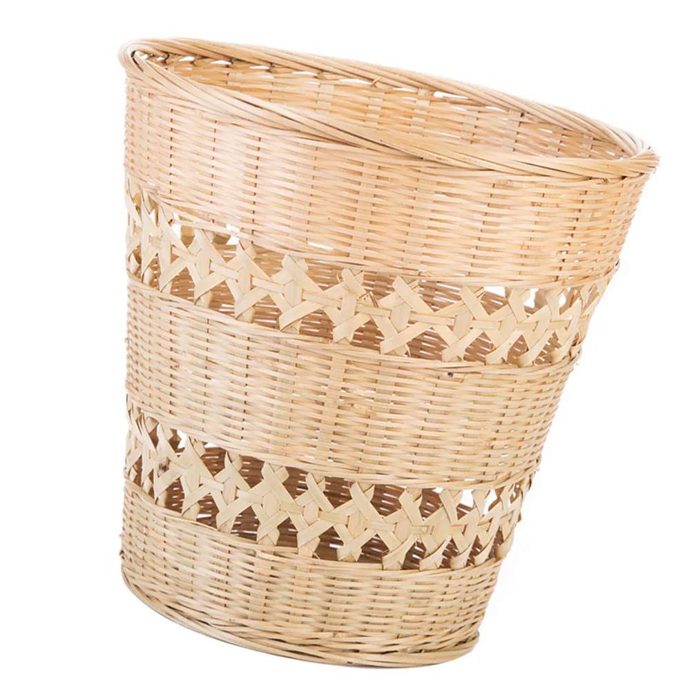 1Pcs Woven Trash Can Bamboo Wood Material Handmade Rustic Style Wastebasket for Home Office Dormitory Decorative Storage
1Pcs Woven Trash Can Bamboo Wood Material Handmade Rustic Style Wastebasket for Home Office Dormitory Decorative Storage