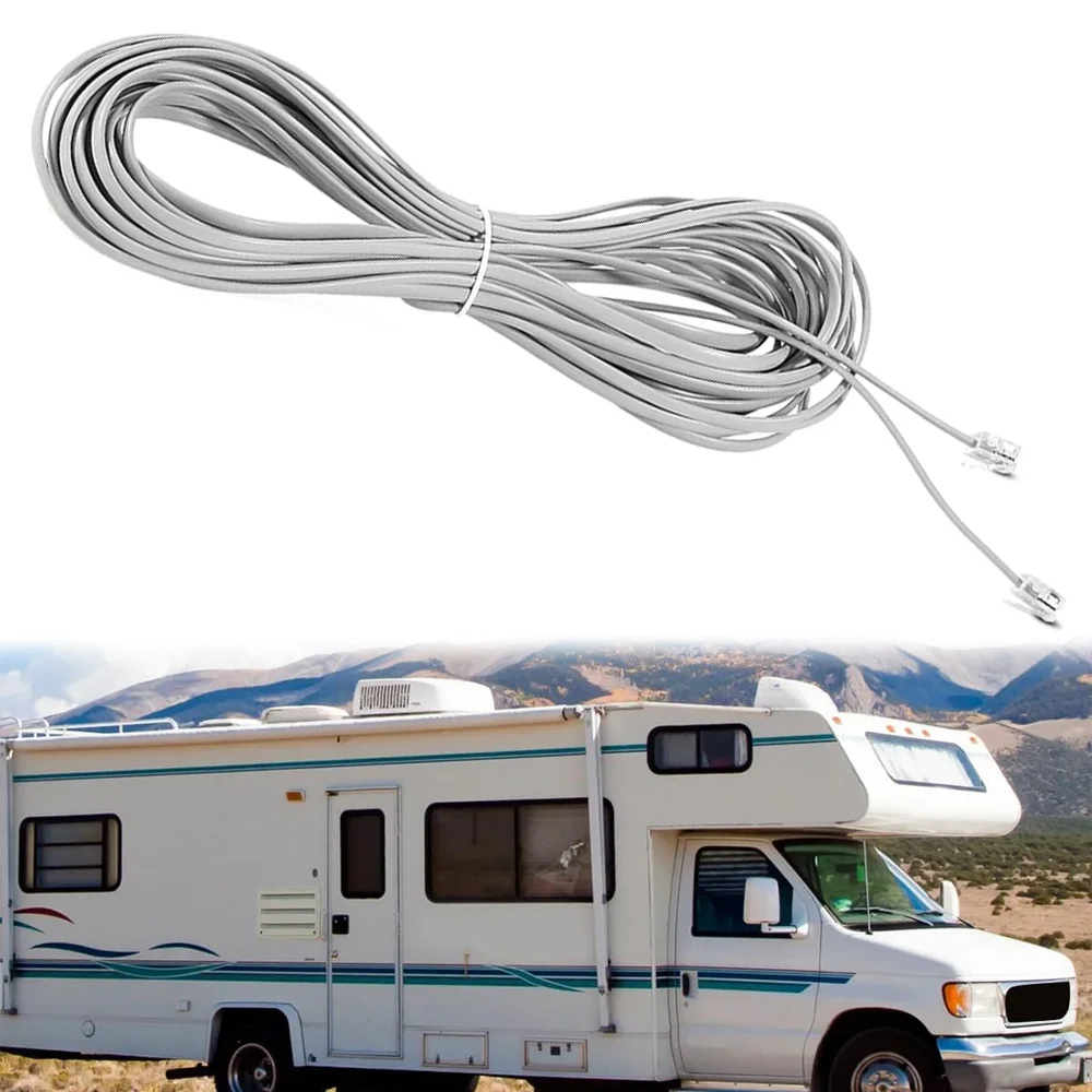 3308013.022 40’ RV Air Conditioner Communication Cable Fit for Dometic Multi-Zone Thermostats CCC II for Roof Top Air - 40 ft
3308013.022 40’ RV Air Conditioner Communication Cable Fit for Dometic Multi-Zone Thermostats CCC II for Roof Top Air - 40 ft 
