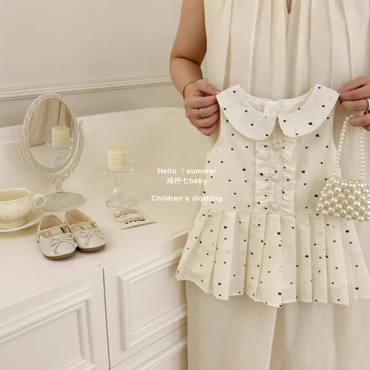 Summer Polka Dot Princess Style Vest Dress for Baby Girl Children's Casual Cotton Romper Outfit with Ruffle Skirt
Summer Polka Dot Princess Style Vest Dress for Baby Girl Children's Casual Cotton Romper Outfit with Ruffle Skirt