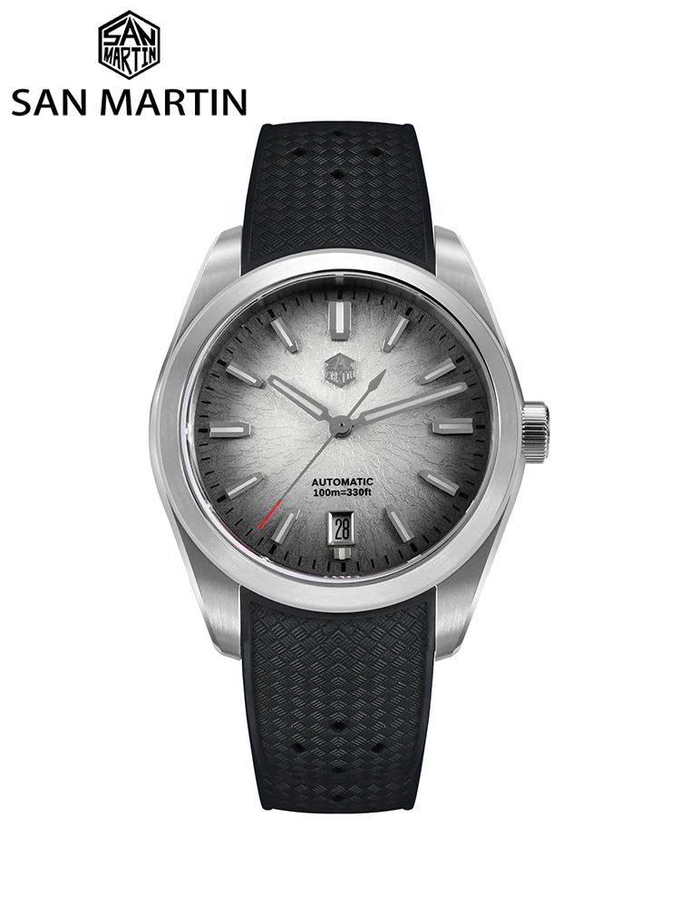 San Martin 36/39/42mm SN0144 JianZhan Gada Dial Original Design Watch Rubber Strap Miyota 9015 Automatic Mechanical Waterproof
San Martin 36/39/42mm SN0144 JianZhan Gada Dial Original Design Watch Rubber Strap Miyota 9015 Automatic Mechanical Waterproof