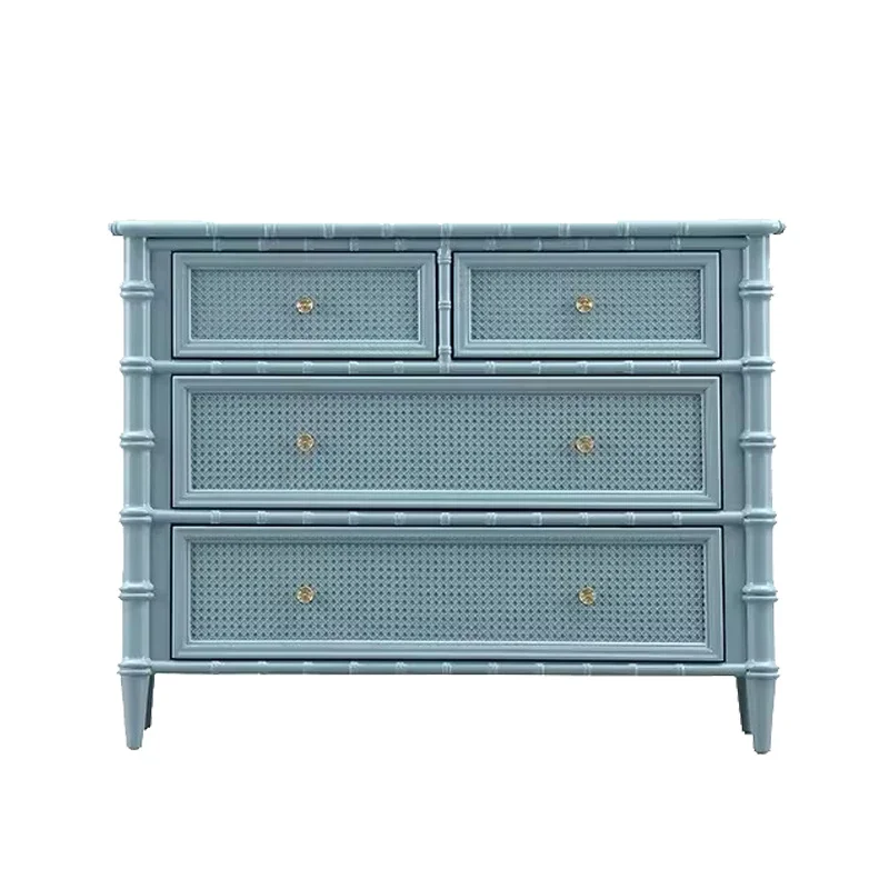 Nordic style bedroom carved bamboo drawer storage cabinet simple style creative rattan storage cabinet
Nordic style bedroom carved bamboo drawer storage cabinet simple style creative rattan storage cabinet