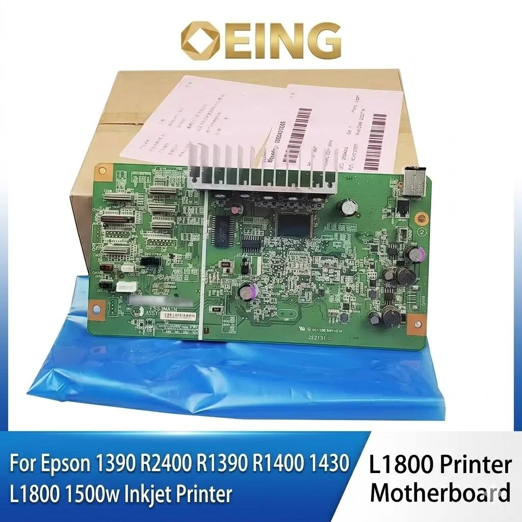 Материнская плата для принтера Epson L1800, 1390, R1390, R1400, 1430, 1500W, R2400, логическая плата форматтера, запчасти
Материнская плата для принтера Epson L1800, 1390, R1390, R1400, 1430, 1500W, R2400, логическая плата форматтера, запчасти