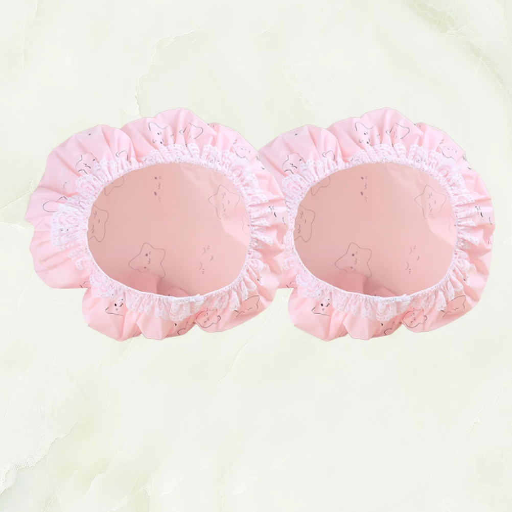 2Pcs Bathing Hair Protective Caps PVC Waterproof Shower Hair Protective Salon Use Bathroom Accessories Home Daily
2Pcs Bathing Hair Protective Caps PVC Waterproof Shower Hair Protective Salon Use Bathroom Accessories Home Daily