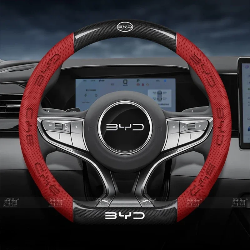 Microfiber Leather Steering Wheel Cover Sport Non-slip 15 Inch Durable Close Fit Easy Installation For BYD Dolphin Seal U ATTO 3
Microfiber Leather Steering Wheel Cover Sport Non-slip 15 Inch Durable Close Fit Easy Installation For BYD Dolphin Seal U ATTO 3