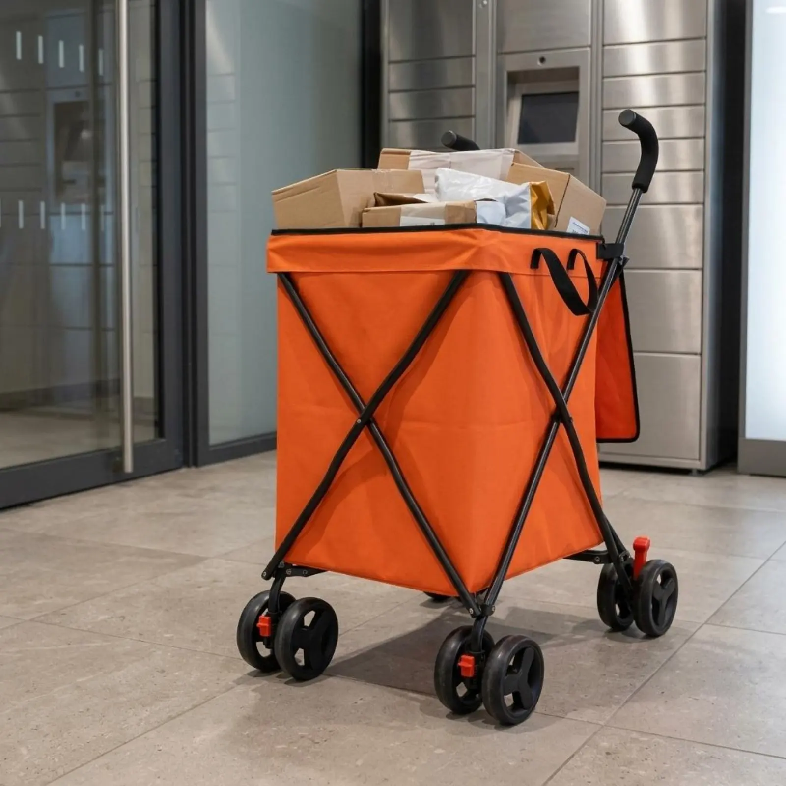 Portable Folding Wagon Easy to Roll Foldable Utility Wagon Heavy Duty Wagon Shopping Trolley for Market, Grocery Run
Portable Folding Wagon Easy to Roll Foldable Utility Wagon Heavy Duty Wagon Shopping Trolley for Market, Grocery Run