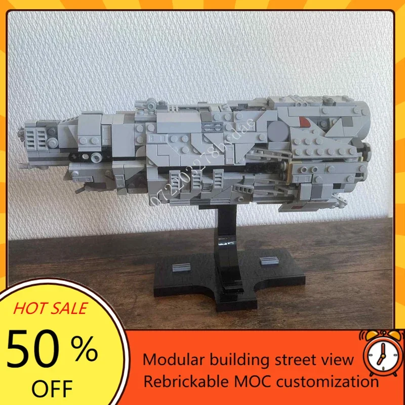 696PCS Halo UNSC Pillar of Autumn Midi-Scale Space War Military MOC SpaceShip Battle Model Custom Puzzle DIY Model Xmas Toy Gift
696PCS Halo UNSC Pillar of Autumn Midi-Scale Space War Military MOC SpaceShip Battle Model Custom Puzzle DIY Model Xmas Toy Gift