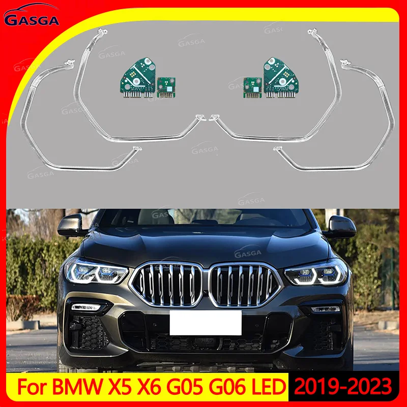 For BMW X5 X6 G05 G06 LED 2019-2023 High Quality Headlight Light Guide Strip And Light Source Angel-Eye Headlight Light Guide
For BMW X5 X6 G05 G06 LED 2019-2023 High Quality Headlight Light Guide Strip And Light Source Angel-Eye Headlight Light Guide