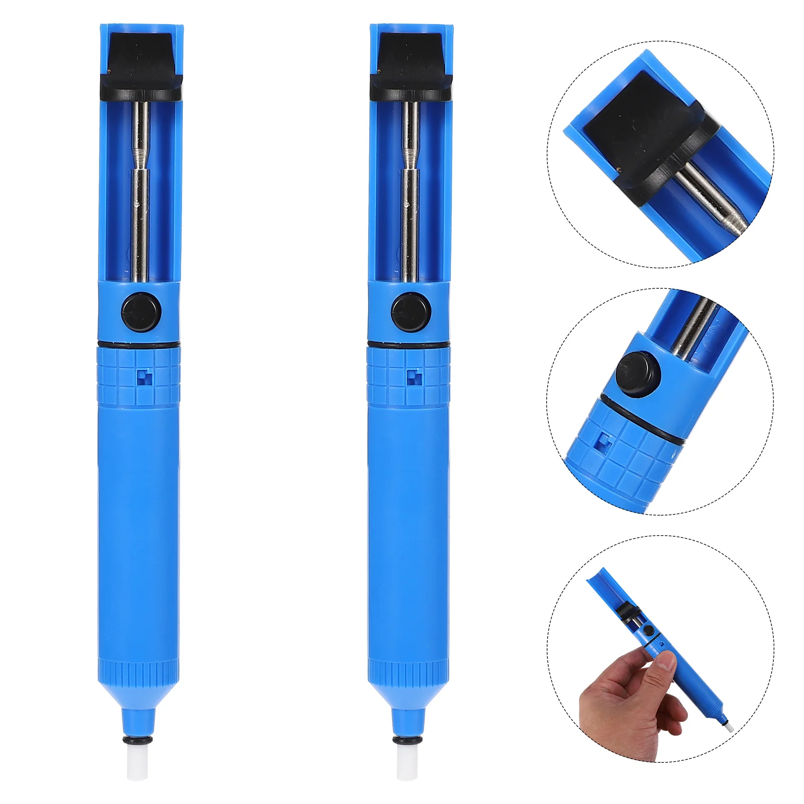 2Pcs SolderSucker DesolderingTool VacuumPump Pen PTFE Removal Electrician Accessories Lightweight Practical
2Pcs SolderSucker DesolderingTool VacuumPump Pen PTFE Removal Electrician Accessories Lightweight Practical