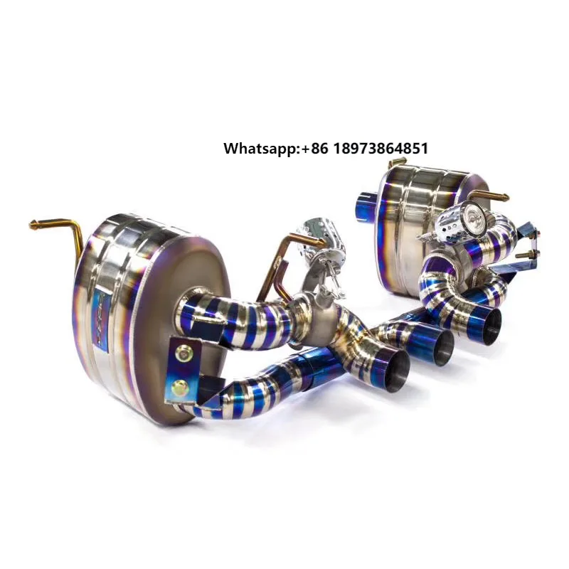 The Titanium Exhaust System of the Ferrari 458 Italian 4.5l V8 Cat-back System
The Titanium Exhaust System of the Ferrari 458 Italian 4.5l V8 Cat-back System