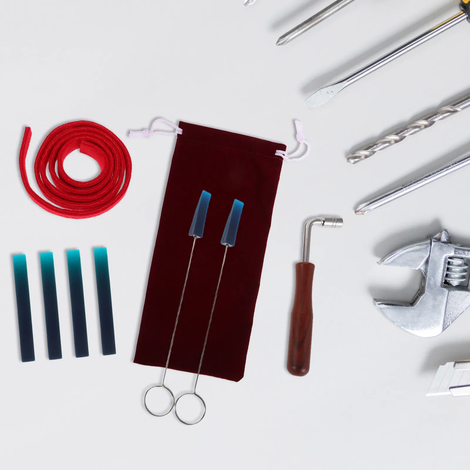 Piano Tune Wrench Tuning Tools Mute Music Instrument Repair Kit Plastic Practice
Piano Tune Wrench Tuning Tools Mute Music Instrument Repair Kit Plastic Practice