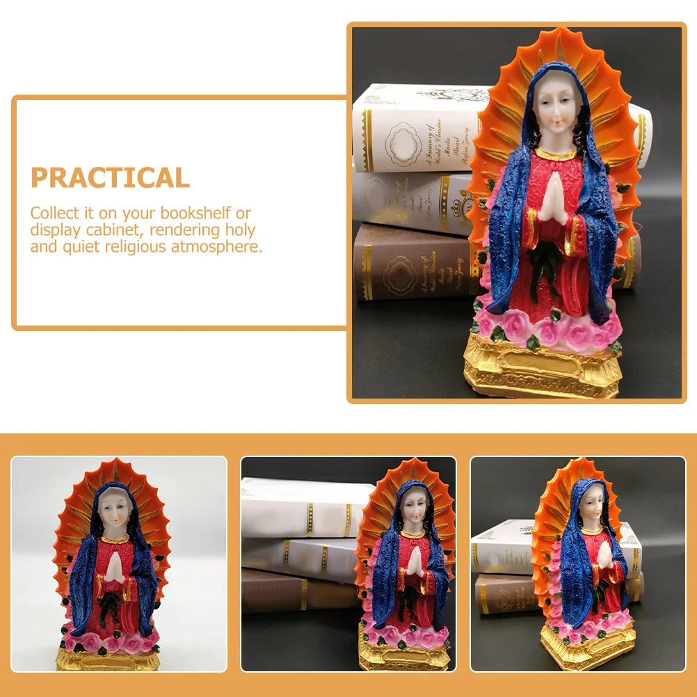 Blessed Mother Statue Virgin Mary Religious Sculpture Home Church Decor Exquisite Craftsmanship Lightweight
Blessed Mother Statue Virgin Mary Religious Sculpture Home Church Decor Exquisite Craftsmanship Lightweight