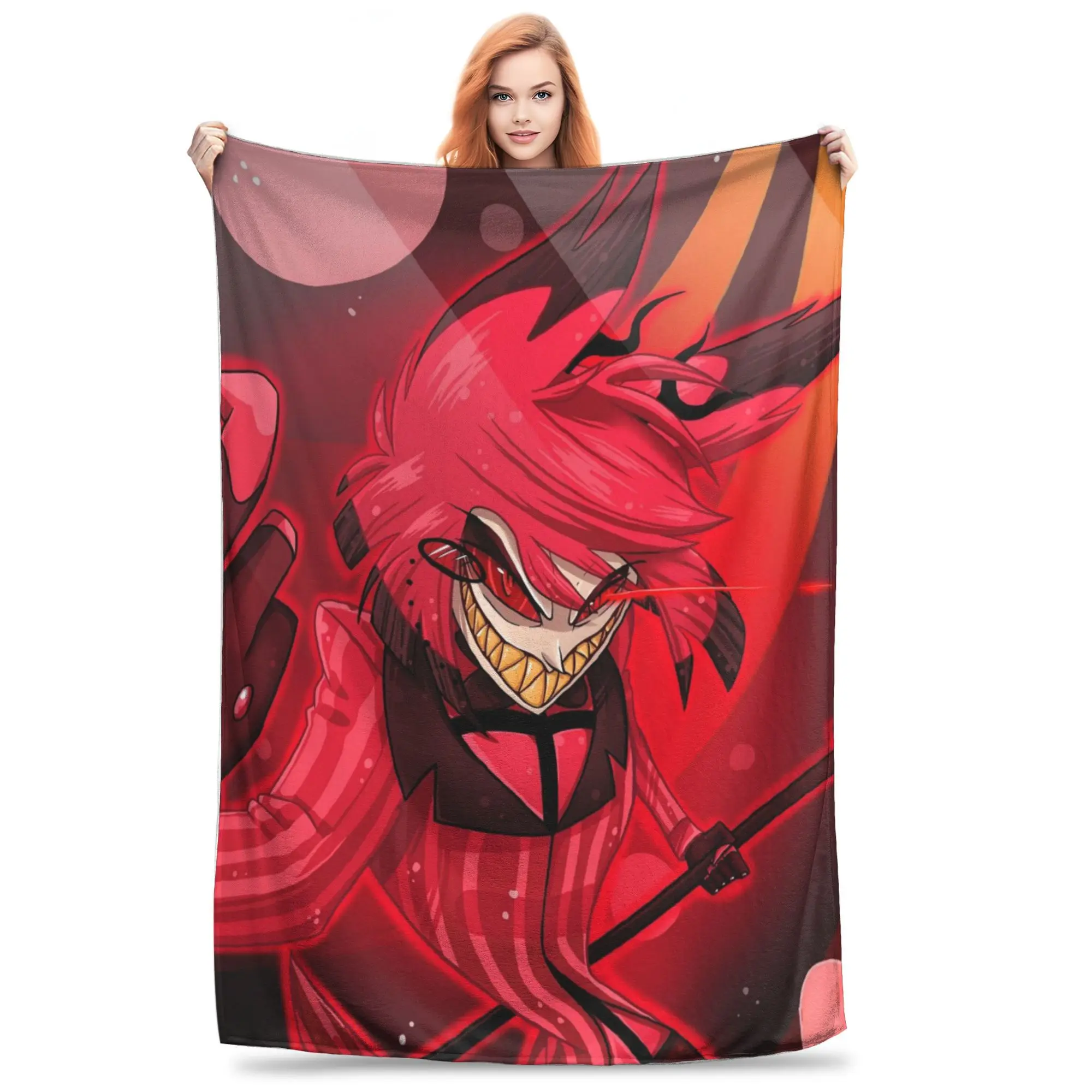 Creative Alastor Hazbin Hotels Anime Blankets Soft Warm Flannel Throw Blanket Plush for Bed Living room Picnic Travel Home Couch
Creative Alastor Hazbin Hotels Anime Blankets Soft Warm Flannel Throw Blanket Plush for Bed Living room Picnic Travel Home Couch