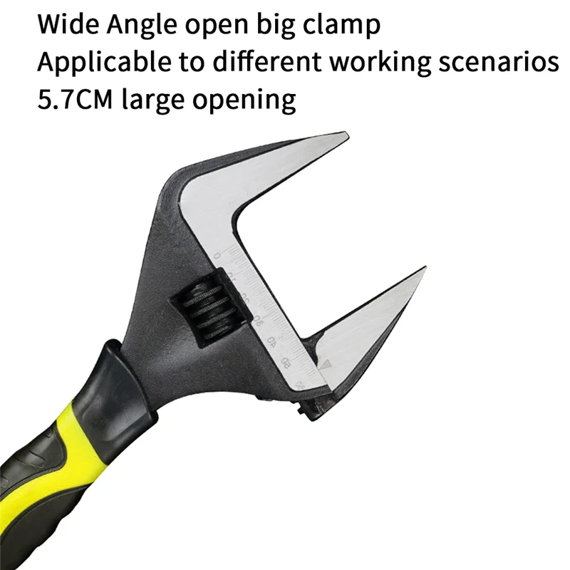 1 Piece Non-Slip Opening Movable Wrench Plumbing Household Car Repair Bathroom Hardware Tools Durable
1 Piece Non-Slip Opening Movable Wrench Plumbing Household Car Repair Bathroom Hardware Tools Durable