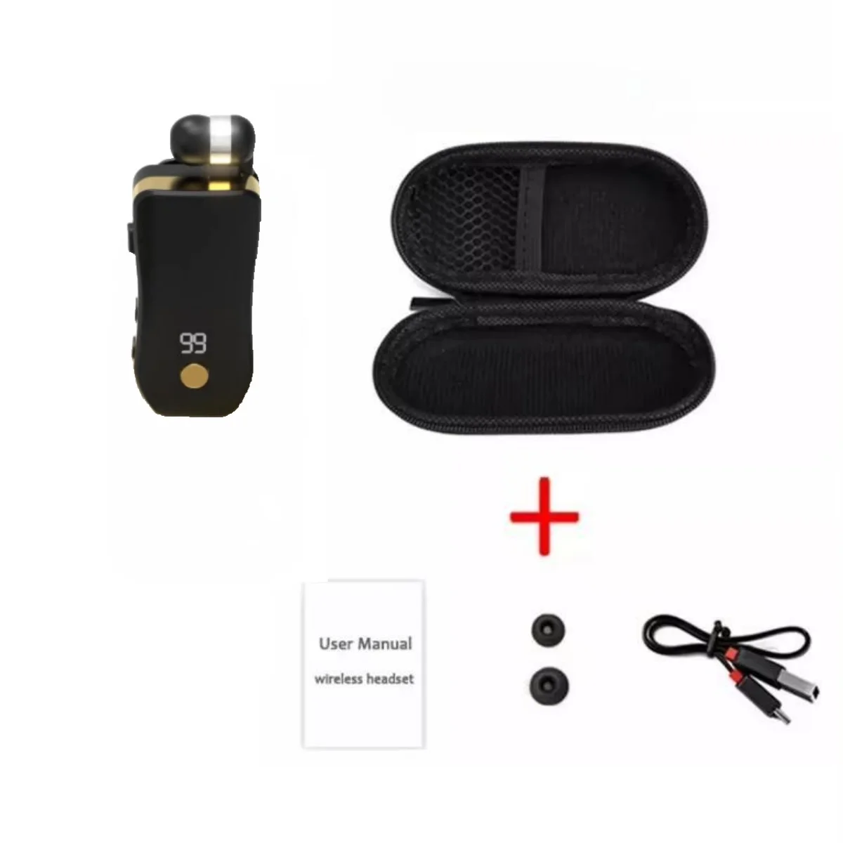 X100 Lavalier Business Bluetooth 5.3 Headphone Talk/Music Time 20 Hours,LED Digital Display,Telescopic cable neck clip Bluetooth
X100 Lavalier Business Bluetooth 5.3 Headphone Talk/Music Time 20 Hours,LED Digital Display,Telescopic cable neck clip Bluetooth
