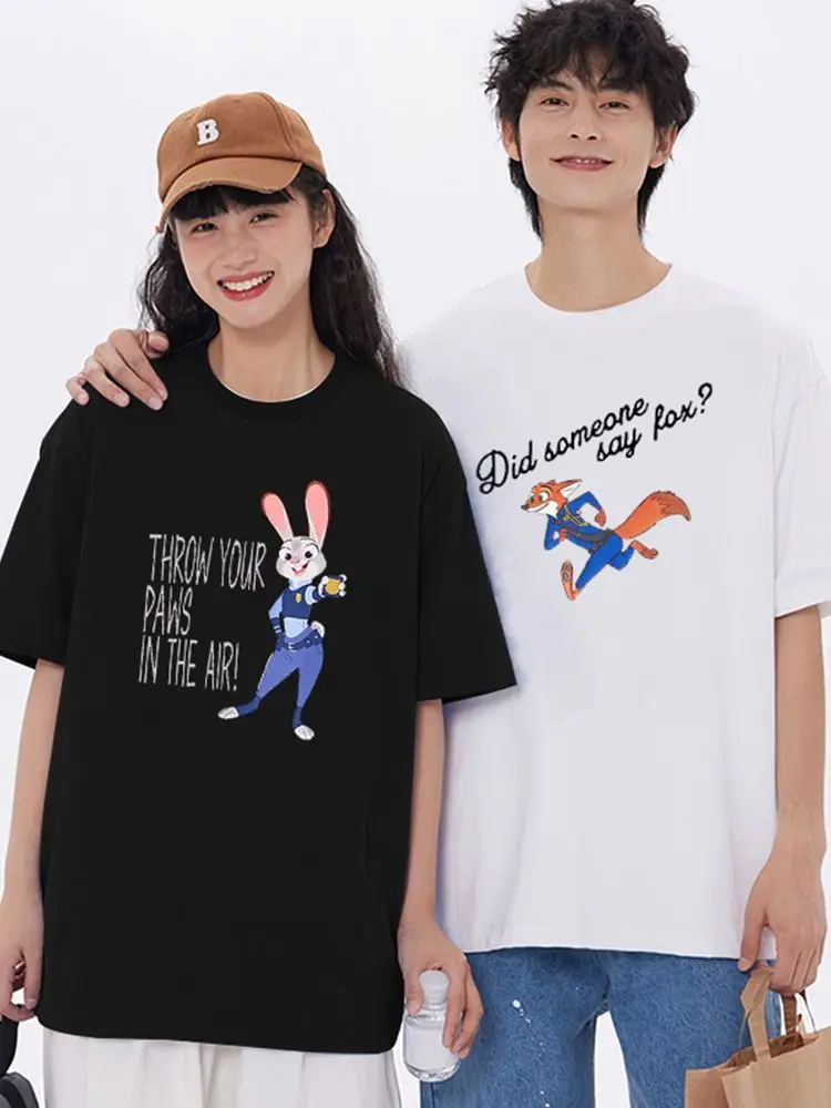 Disney 2026 New Zootopia Collection Judith Nick Snake Gary Print Women's T-Shirt Relaxed Fashion Plus Size Short Sleeve
Disney 2026 New Zootopia Collection Judith Nick Snake Gary Print Women's T-Shirt Relaxed Fashion Plus Size Short Sleeve