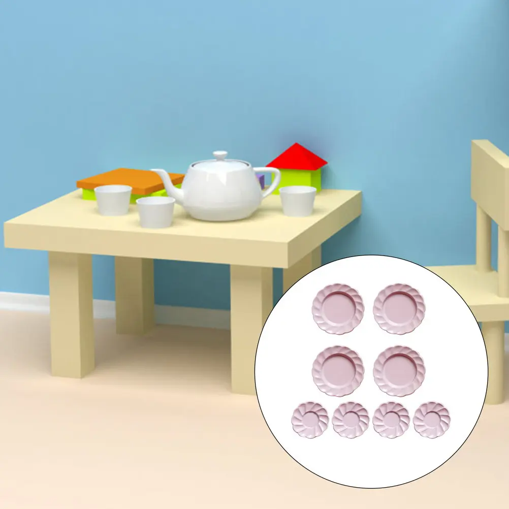 8Pcs Mini Round Dollhouse Mini Dish Smooth Surface Bright Color Decorative Artificial Miniature Plate for Kitchen Scene Home
8Pcs Mini Round Dollhouse Mini Dish Smooth Surface Bright Color Decorative Artificial Miniature Plate for Kitchen Scene Home