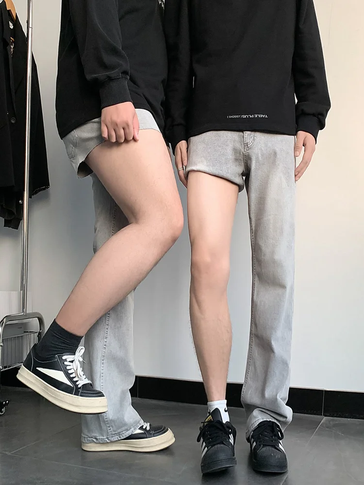 High Elastici Slim Fit Straight Leg Jeans Men's Spring Autumn Wearage Boy's Curved Knife Flared Pants mid High Waist Long P...
High Elastici Slim Fit Straight Leg Jeans Men's Spring Autumn Wearage Boy's Curved Knife Flared Pants mid High Waist Long P...