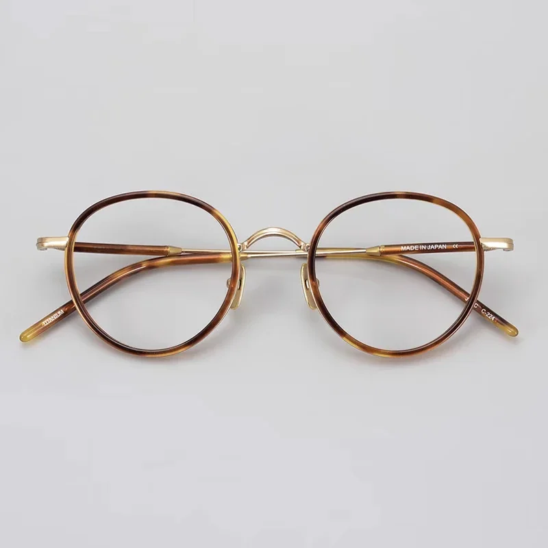 Ultra Light Pure Titanium Circular Eyeglass Frame Men Top Fashion Luxury Brand Women Optical Myopia Reading Prescription Glasses
Ultra Light Pure Titanium Circular Eyeglass Frame Men Top Fashion Luxury Brand Women Optical Myopia Reading Prescription Glasses