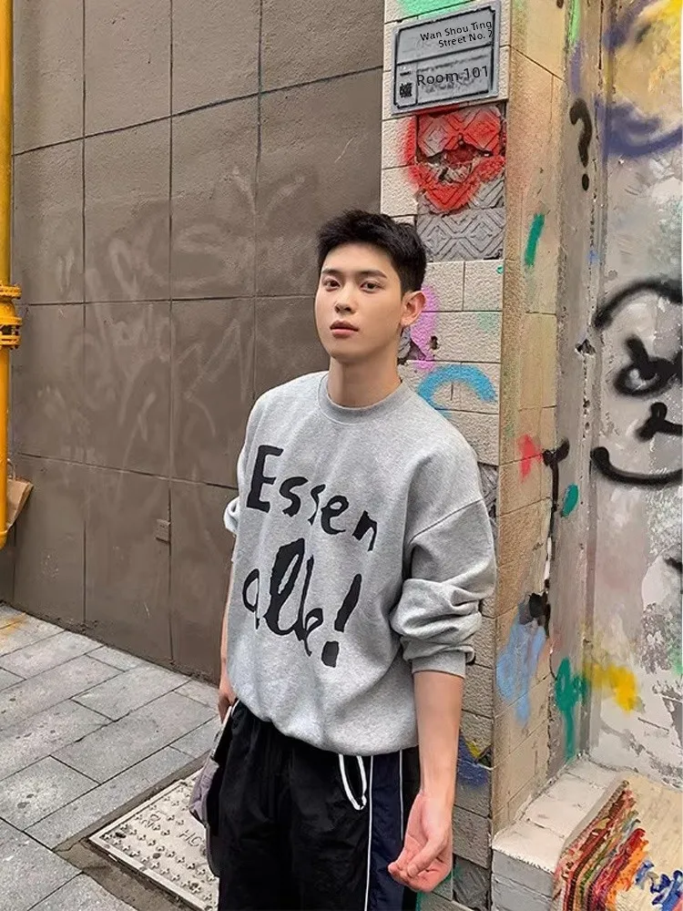 ey Heavyweight round Ne Sweatirt Men's Autumn Winter Fce Lined Hatl Long Sve American Sle Base Layer irt
ey Heavyweight round Ne Sweatirt Men's Autumn Winter Fce Lined Hatl Long Sve American Sle Base Layer irt