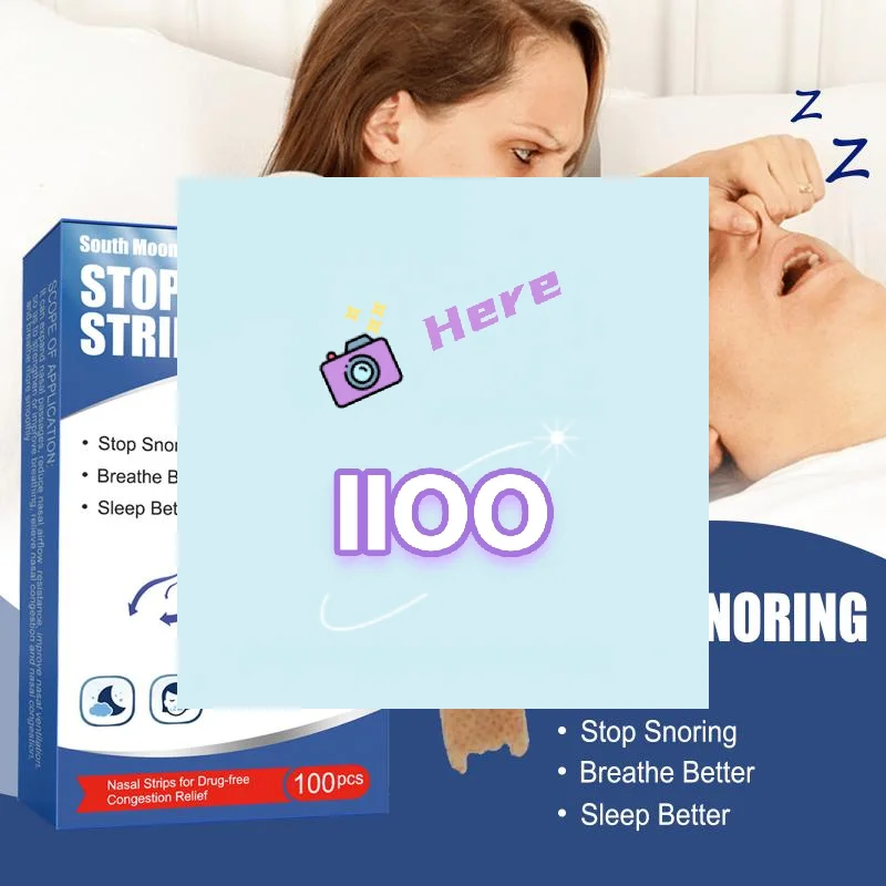 100Pcs Sleep Care Anti-Snoring Nose Strips Nasal Dilation Care Gentle Nourish Comfortable Night Peaceful Sleep Care Patches
100Pcs Sleep Care Anti-Snoring Nose Strips Nasal Dilation Care Gentle Nourish Comfortable Night Peaceful Sleep Care Patches