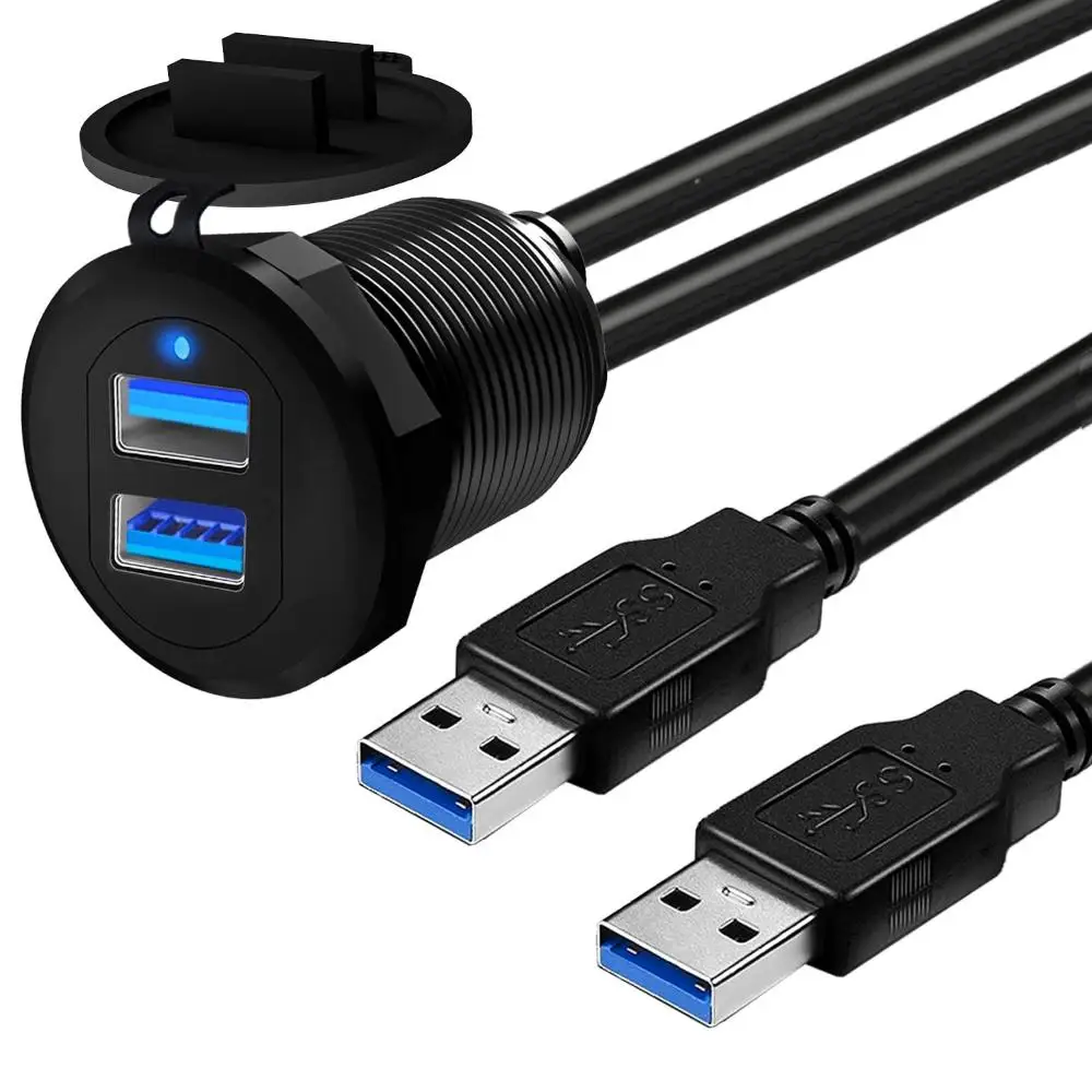 Удлинительный кабель из алюминиевого сплава, светодиодный индикатор USB 3,0, автомобильный кабель для скрытого монтажа, панель приборной панели для грузовика, лодки, мотоцикла
Удлинительный кабель из алюминиевого сплава, светодиодный индикатор USB 3,0, автомобильный кабель для скрытого монтажа, панель приборной панели для грузовика, лодки, мотоцикла