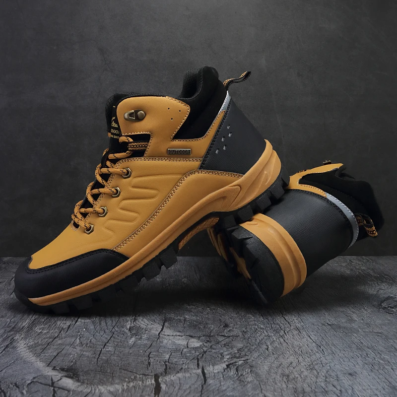 Brand Winter Snow Boots Warm Plush Men's Boots Outdoor Non-slip Hiking Boots Waterproof Men's Ankle Boots Walking Boots Size 46
Brand Winter Snow Boots Warm Plush Men's Boots Outdoor Non-slip Hiking Boots Waterproof Men's Ankle Boots Walking Boots Size 46