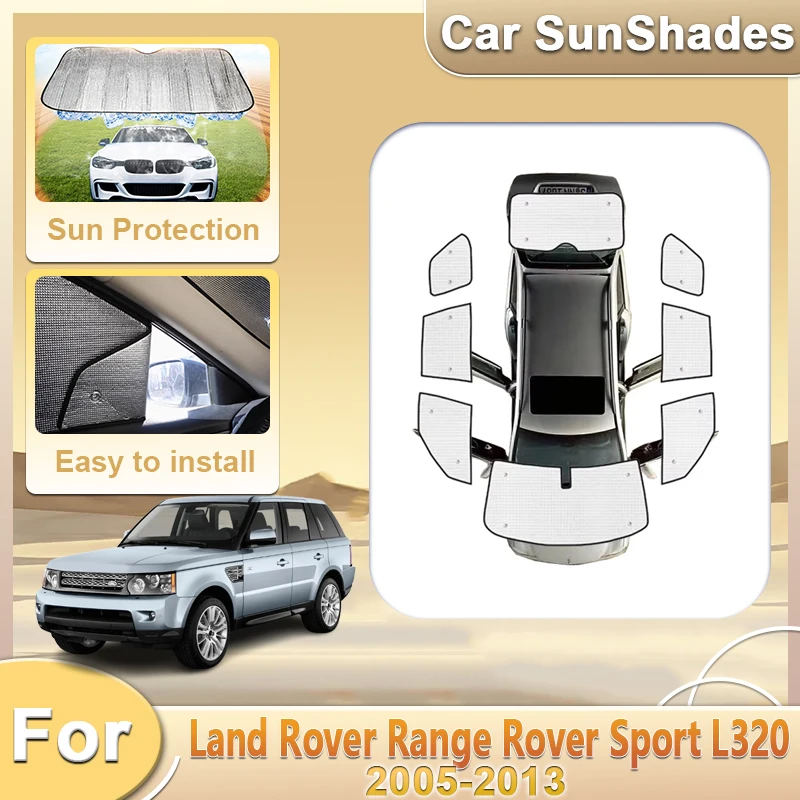 Car Full Coverages Sunshades For Land Rover Range Rover Sport L320 2005-2013 Reflector Shade Sun Visor Silver Sun Sunscreen Tool
Car Full Coverages Sunshades For Land Rover Range Rover Sport L320 2005-2013 Reflector Shade Sun Visor Silver Sun Sunscreen Tool
