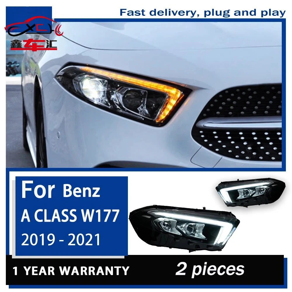 Автомобильные фары для Mercedes-Benz W177 A180 LED 2019-2021 A200 A220: Светодиодные фары, ДХО, сигнальные проекционные линзы, автомобильные аксессуары
Автомобильные фары для Mercedes-Benz W177 A180 LED 2019-2021 A200 A220: Светодиодные фары, ДХО, сигнальные проекционные линзы, автомобильные аксессуары