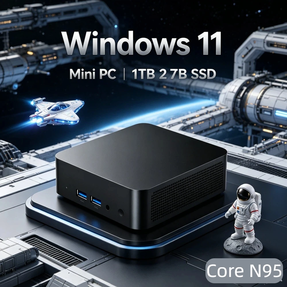 Premium Core N95 Windows 11 Pro Mini PC 32GB RAM 1TB/2TB SSD WiFi6 BT5.2 4K HD Office Gaming PC 3 Years Warranty
Premium Core N95 Windows 11 Pro Mini PC 32GB RAM 1TB/2TB SSD WiFi6 BT5.2 4K HD Office Gaming PC 3 Years Warranty