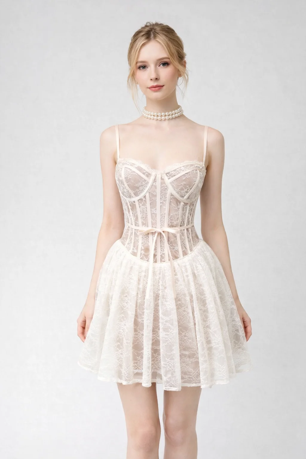 Women's High-End Balletcore Dress 3D Bust Lace Ruffle Bow Tie Spaghetti Strap Slim Fit Lace Puffball Gown French Style Prom
Women's High-End Balletcore Dress 3D Bust Lace Ruffle Bow Tie Spaghetti Strap Slim Fit Lace Puffball Gown French Style Prom