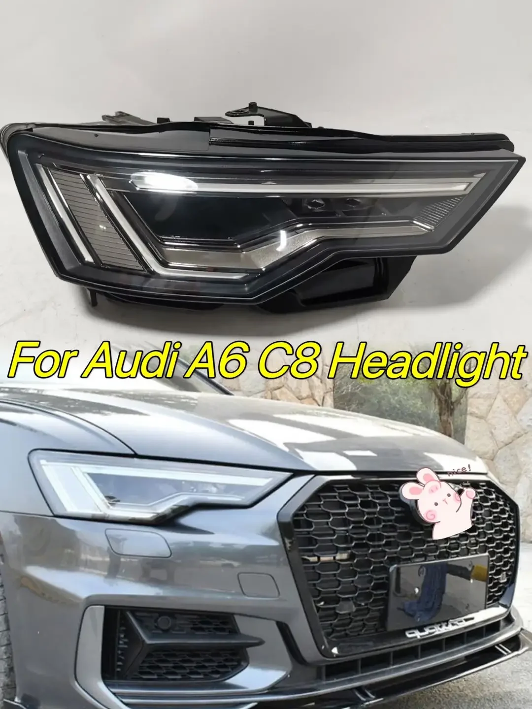 For Audi A6 C8 headlight assembly upgrade car lighting system full LED headlight 2018-2020
For Audi A6 C8 headlight assembly upgrade car lighting system full LED headlight 2018-2020