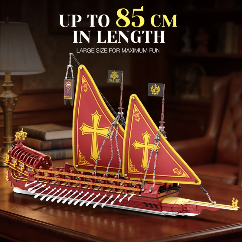 3387pcs MOC Creativity Galley Sailing Building Blocks Model Medieval Warship Assembling DIY Toys for Boys Birthday Gift Set
3387pcs MOC Creativity Galley Sailing Building Blocks Model Medieval Warship Assembling DIY Toys for Boys Birthday Gift Set