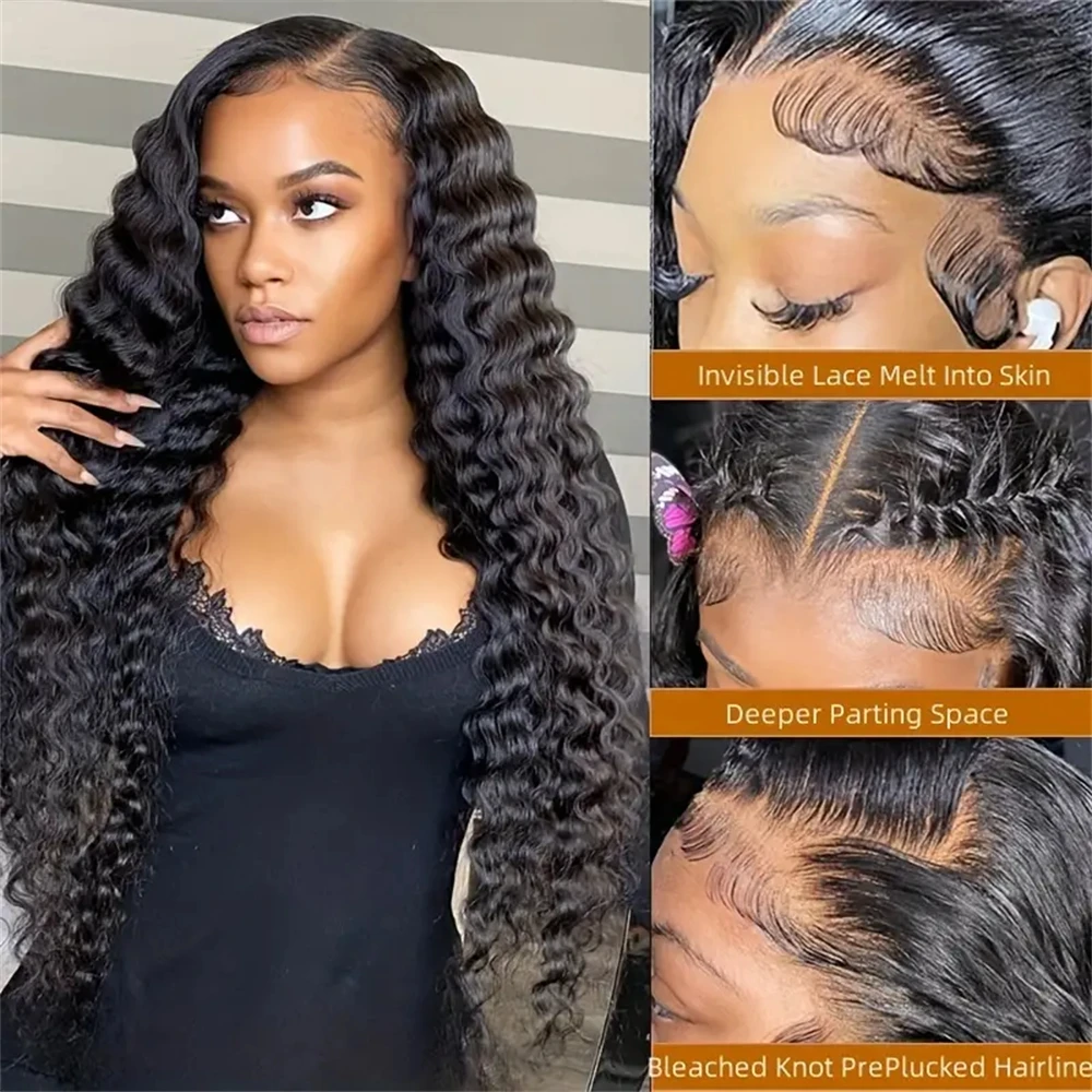 32Inch13x6 Deep Wave Lace Front Wigs Human Hair Wigs for Women 180% Density Human Hair Pre Plucked with Baby Hair Natural Color
32Inch13x6 Deep Wave Lace Front Wigs Human Hair Wigs for Women 180% Density Human Hair Pre Plucked with Baby Hair Natural Color