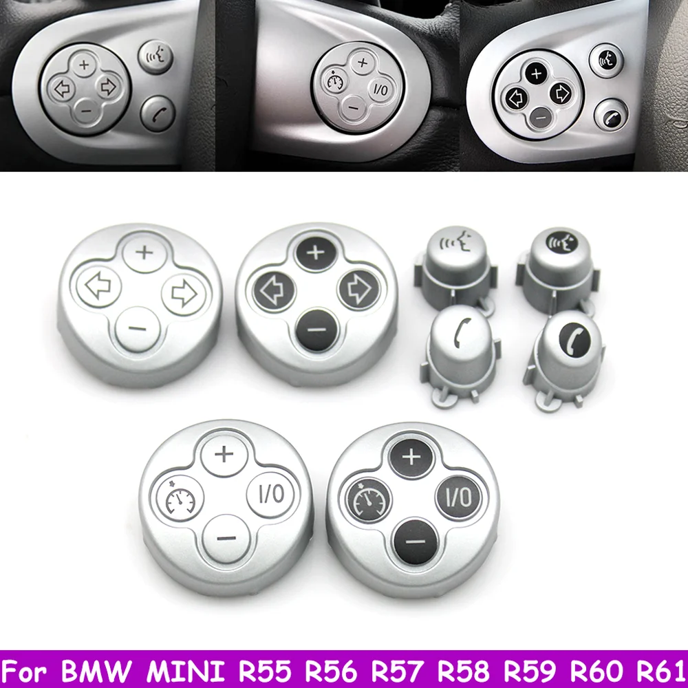 2007-2016 R55 R56 R57 R58 R59 R60 R61 LHD RHD Салон автомобиля Многофункциональная крышка кнопки громкости рулевого колеса для BMW MINI
2007-2016 R55 R56 R57 R58 R59 R60 R61 LHD RHD Салон автомобиля Многофункциональная крышка кнопки громкости рулевого колеса для BMW MINI