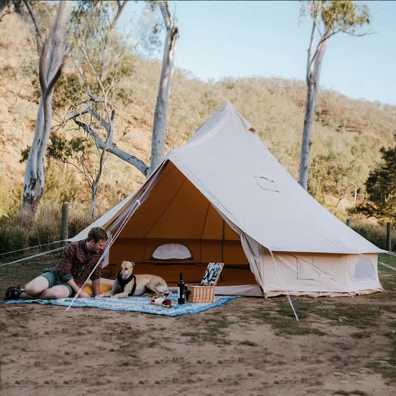 3M 4M 5M 6m waterproof canopy emperor outdoor luxury cotton canvas bell tent with stove hole
3M 4M 5M 6m waterproof canopy emperor outdoor luxury cotton canvas bell tent with stove hole