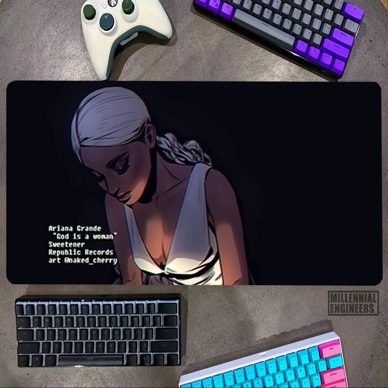 A-Ariana Hot Singer G-Grande Mouse Pad Mousepad Gamer Desk Mat Office Accessories Big Mousepepad Keyboard Gaming Mats Extended
A-Ariana Hot Singer G-Grande Mouse Pad Mousepad Gamer Desk Mat Office Accessories Big Mousepepad Keyboard Gaming Mats Extended