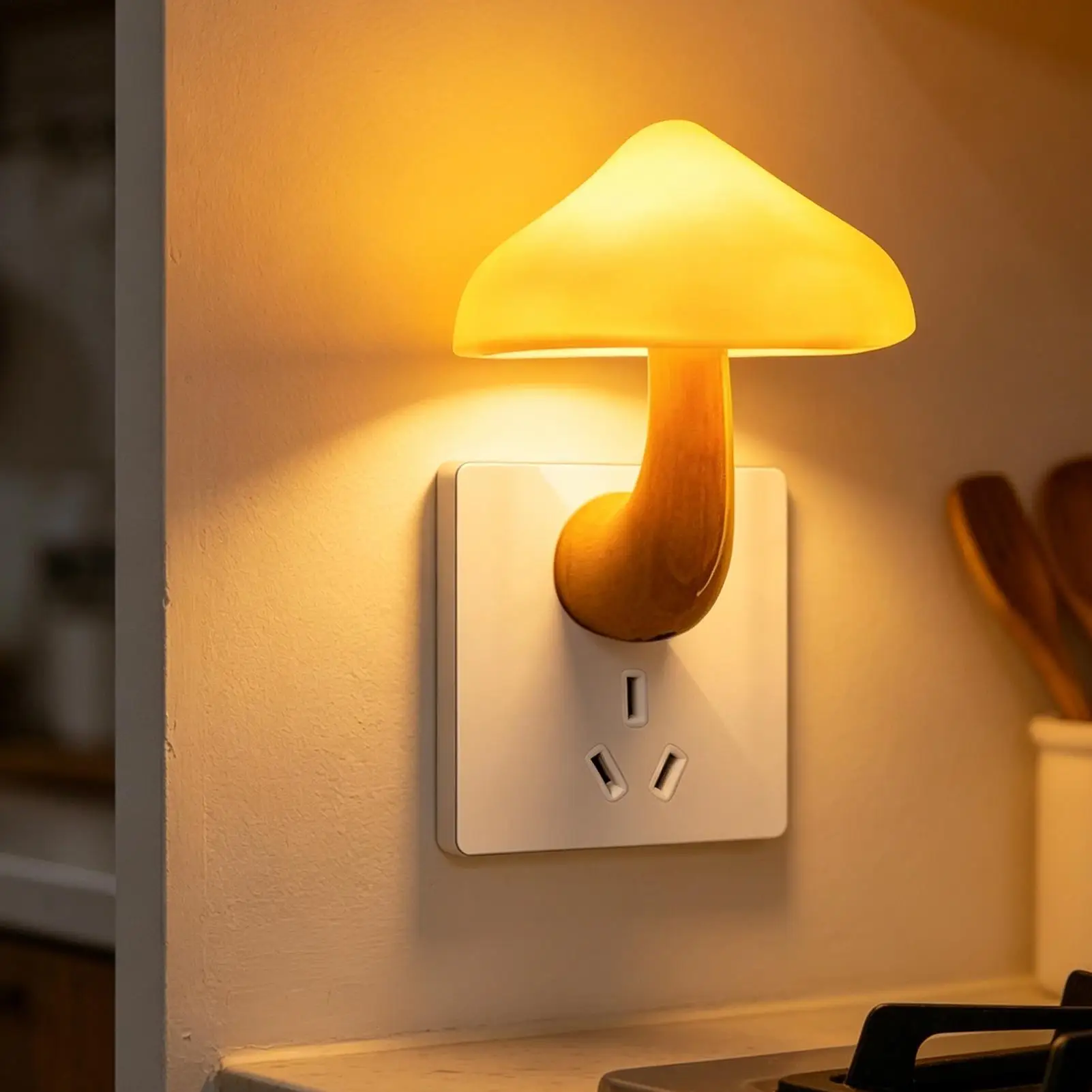 Mushroom Night Light Plug In LED Plug In Sensor Decoration Small Mushroom Light for Kids Bedroom Bathroom House Bedside Desk
Mushroom Night Light Plug In LED Plug In Sensor Decoration Small Mushroom Light for Kids Bedroom Bathroom House Bedside Desk