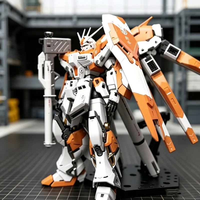 Rg 1/144 Orange Collectible Assembly Model Kit Mobile Suit Action Figure Toy Gift With 3 Special Mask Desktop Ornament Toy Gift
Rg 1/144 Orange Collectible Assembly Model Kit Mobile Suit Action Figure Toy Gift With 3 Special Mask Desktop Ornament Toy Gift