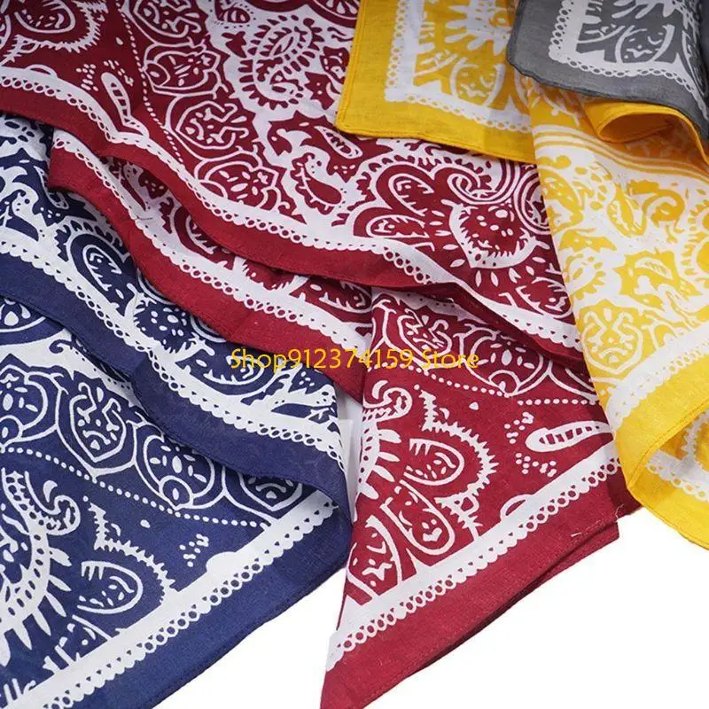 G5AE 58x58cm Korean Women Cotton Square Bandana Ethnic Geometric Paisley Floral Print
G5AE 58x58cm Korean Women Cotton Square Bandana Ethnic Geometric Paisley Floral Print