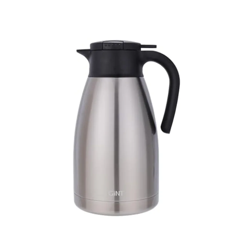 74Oz Thermal Coffee Carafe, Insulated Stainless Steel Coffee Carafes for Keeping Hot/Double Walled Vacuum Thermal Carafe,2.2L
74Oz Thermal Coffee Carafe, Insulated Stainless Steel Coffee Carafes for Keeping Hot/Double Walled Vacuum Thermal Carafe,2.2L