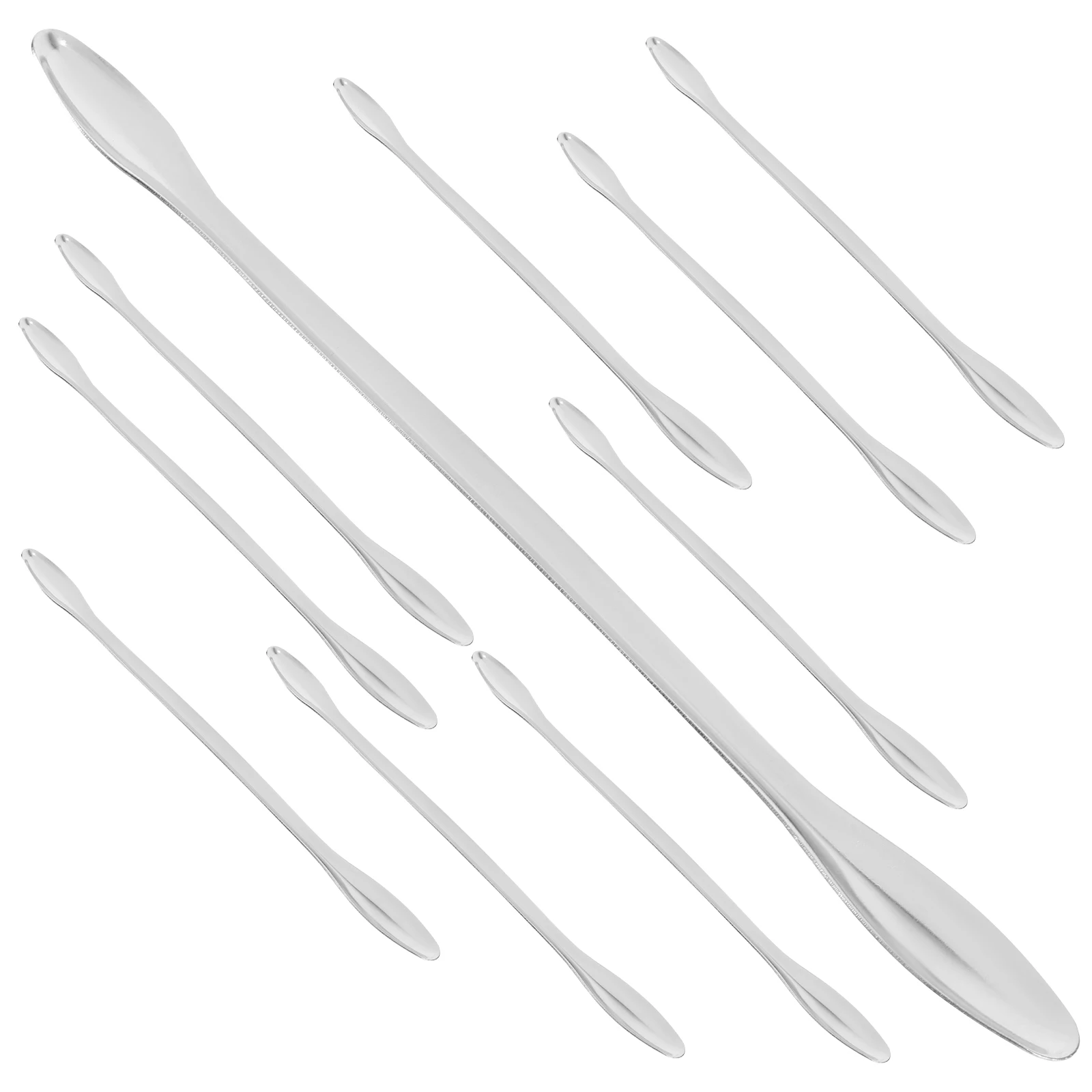 10Pcs Premium Stainless Steel Measuring Spoons Laboratory Sampling Spatulas 16cm Lasting 
10Pcs Premium Stainless Steel Measuring Spoons Laboratory Sampling Spatulas 16cm Lasting