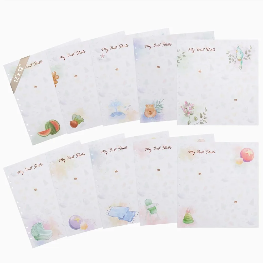 Baby Memory Book Extra Pages for Photos – Baby Book “Choose Joy” | 10 Additional Paper Sheets for Loose-Leaf Baby Photo Album
Baby Memory Book Extra Pages for Photos – Baby Book “Choose Joy” | 10 Additional Paper Sheets for Loose-Leaf Baby Photo Album
