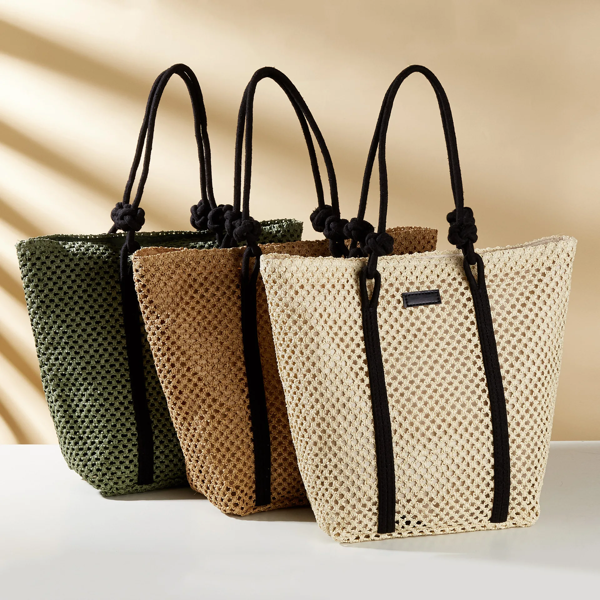 Summer Woven Shopping Tote Bag Casual Beach Vacation Women Shoulder Bags Large Capacity Female Handbags Holiday Travel Bag
Summer Woven Shopping Tote Bag Casual Beach Vacation Women Shoulder Bags Large Capacity Female Handbags Holiday Travel Bag