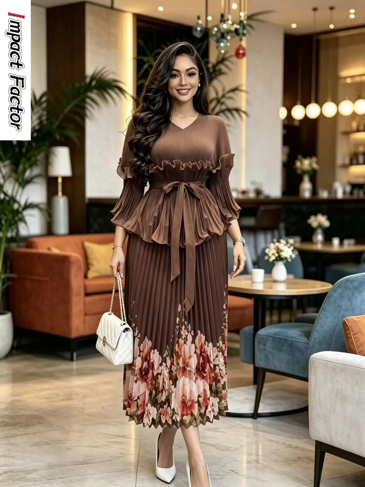 Miyake Pleated Loose High-end Bat Sleeve Top Set 2026 Summer New Pleated Printed Pleated Skirt Women's Clothing
Miyake Pleated Loose High-end Bat Sleeve Top Set 2026 Summer New Pleated Printed Pleated Skirt Women's Clothing