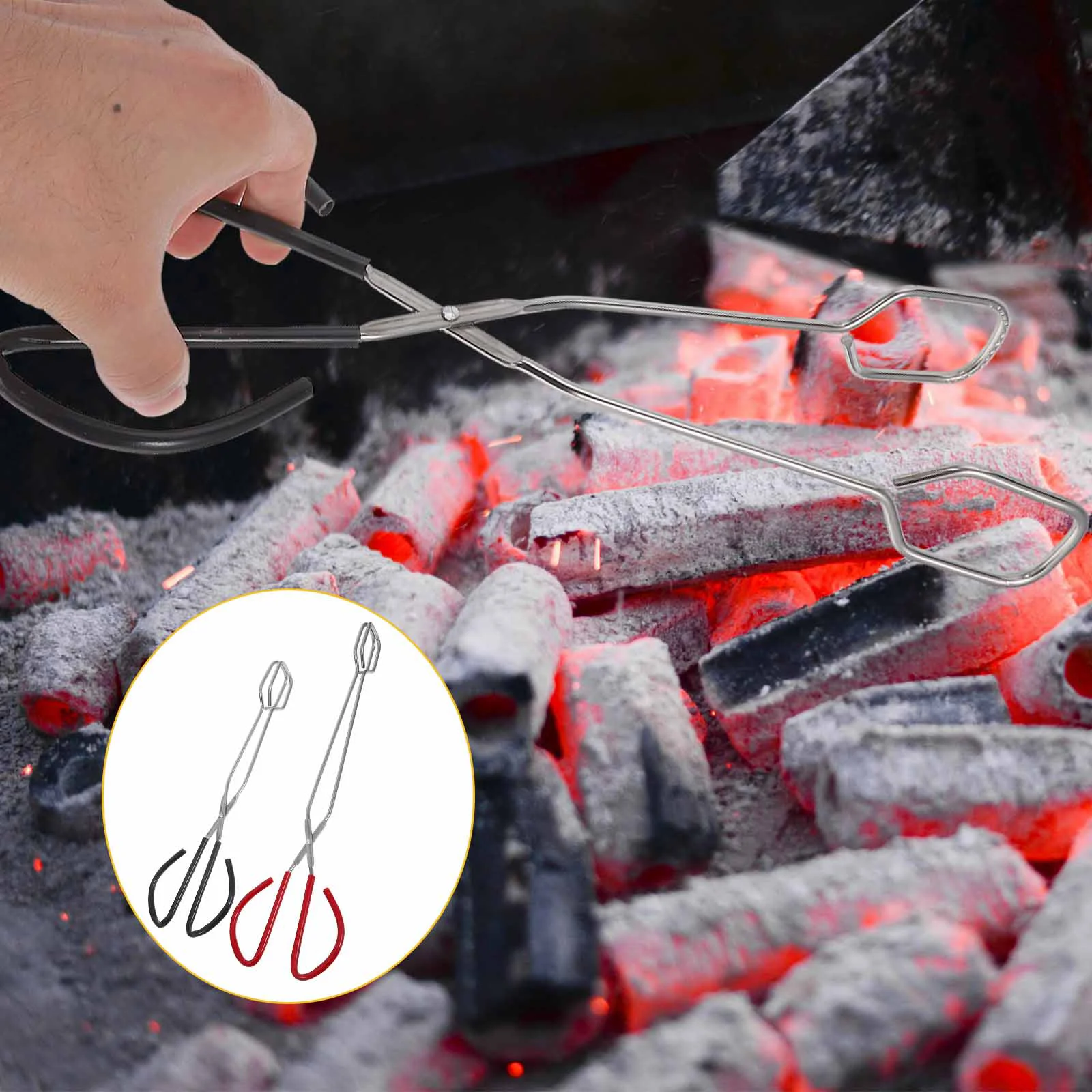 2pcs Heavy Duty Firewood Tong Long Handle Scissor Tong For Bbq Outdoor Grilling Tool Camping Fireplace Tong Outdoor Camping Bbq
2pcs Heavy Duty Firewood Tong Long Handle Scissor Tong For Bbq Outdoor Grilling Tool Camping Fireplace Tong Outdoor Camping Bbq