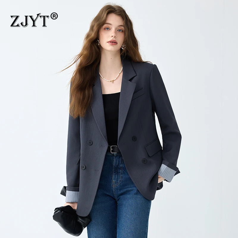ZJYT Autumn New Fashion Blazers for Woman Long Sleeve Korean Style Casual Loose Jackets Coats Office Ladies Plus Size Outerwear
ZJYT Autumn New Fashion Blazers for Woman Long Sleeve Korean Style Casual Loose Jackets Coats Office Ladies Plus Size Outerwear
