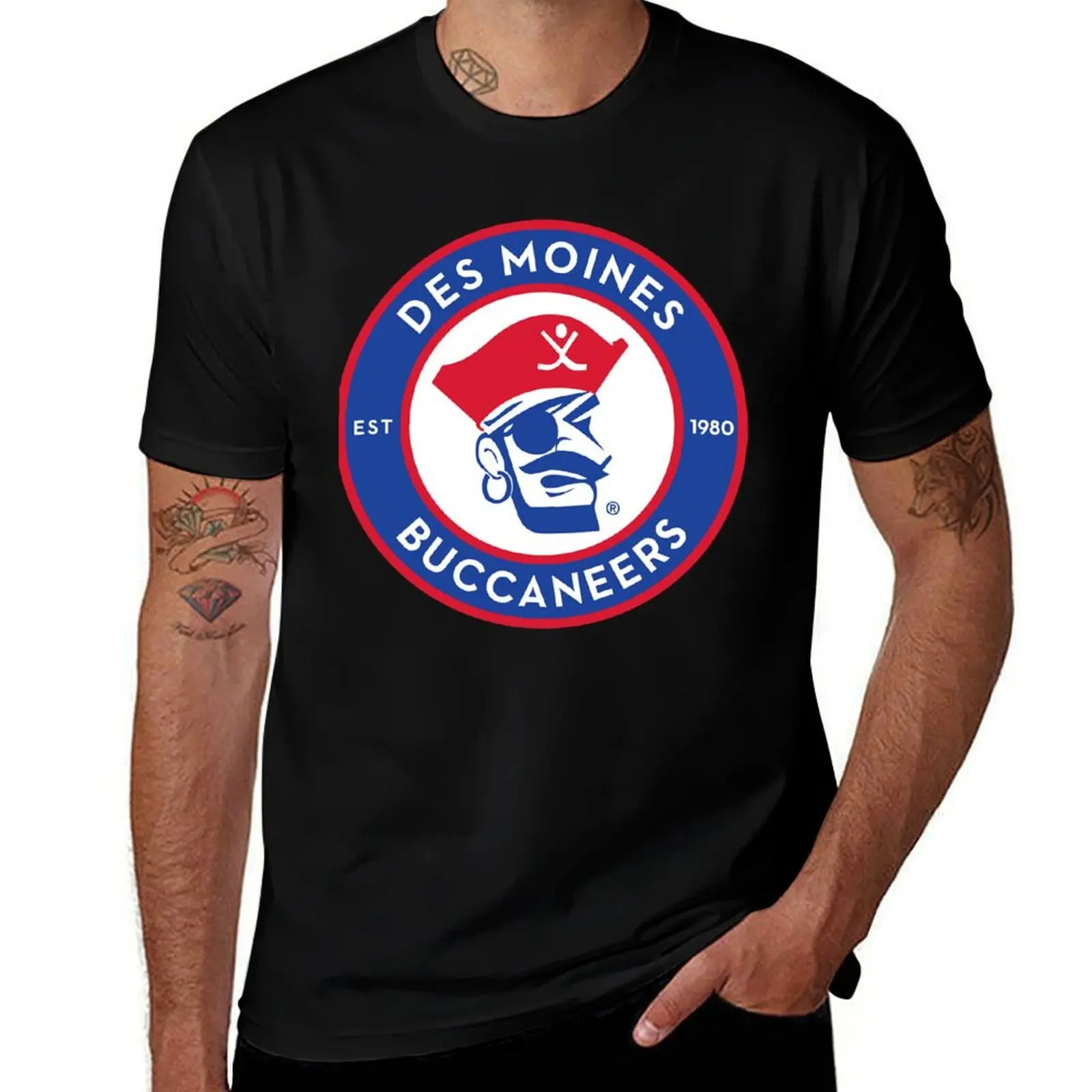 Des Moines Buccaneers T-Shirt T-Shirt for a boy anime t shirts quick drying mens t shirts
Des Moines Buccaneers T-Shirt T-Shirt for a boy anime t shirts quick drying mens t shirts