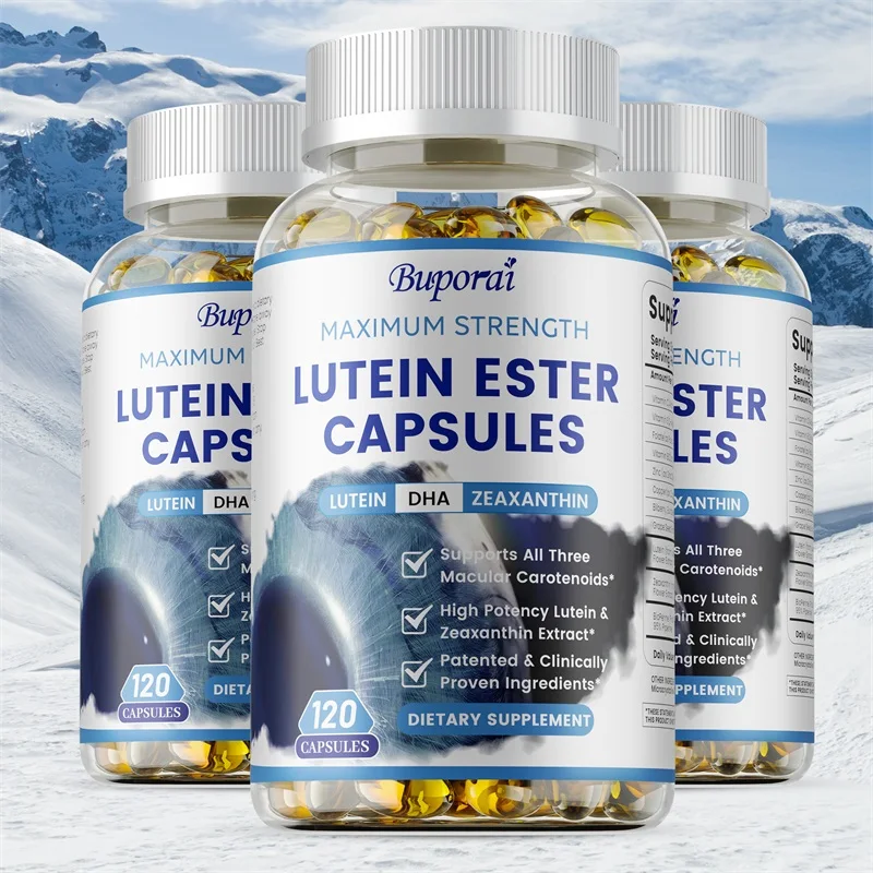 Lutein Ester Capsules - Supports Eye Health, Relieves Eye Fatigue, Dry Eyes, Improves Visual Clarity, and Boosts Immunity
Lutein Ester Capsules - Supports Eye Health, Relieves Eye Fatigue, Dry Eyes, Improves Visual Clarity, and Boosts Immunity