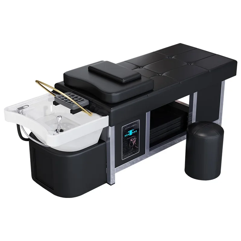 High-end barber shop ceramic basin shampoo bed water circulation fumigation
High-end barber shop ceramic basin shampoo bed water circulation fumigation